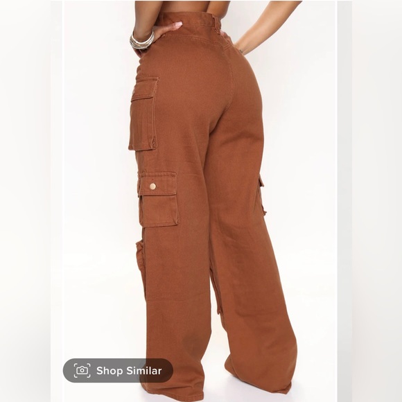 Lily High-rise Cargo Jeans - Picture 4 of 4